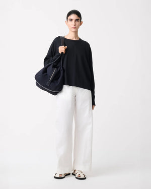 LOOP LONG SLEEVE T-SHIRT / BLACK