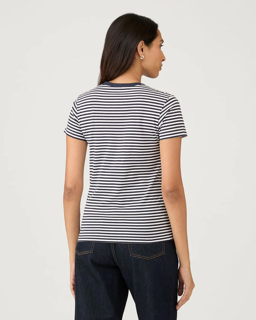 S/S CLASSIC T-SHIRT / WHITE NAVY