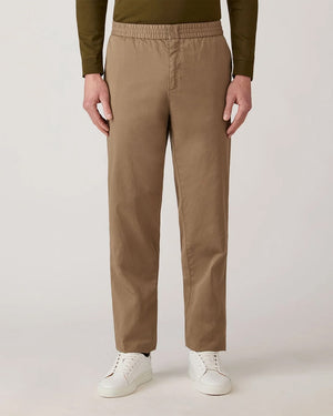 COTTON DRAWSTRING TROUSER / DARK STONE