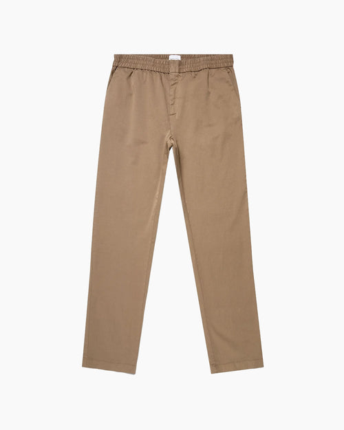COTTON DRAWSTRING TROUSER / DARK STONE