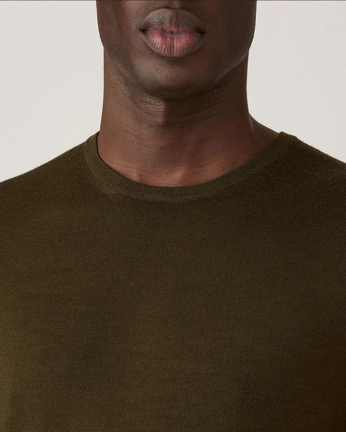 EXTRA-FINE MERINO JUMPER / LODEN GREEN