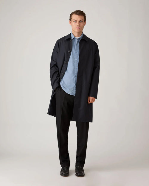 FINE CORD SHIRT / POWDER BLUE