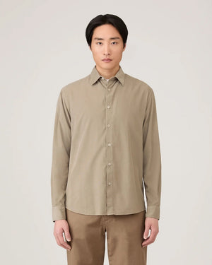 FINE CORD SHIRT / FOG