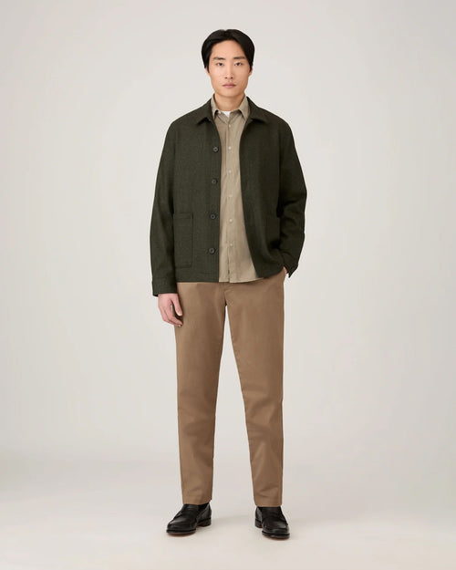 FINE CORD SHIRT / FOG