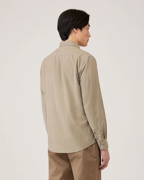 FINE CORD SHIRT / FOG