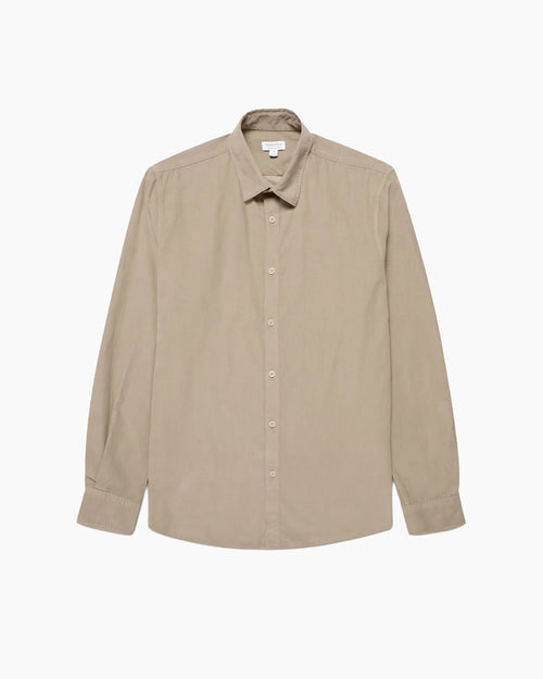 FINE CORD SHIRT / FOG