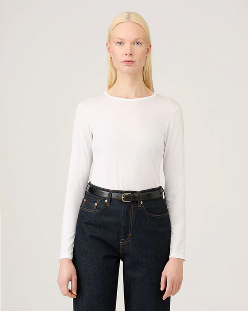 LONG SLEEVE CLASSIC T-SHIRT / WHITE