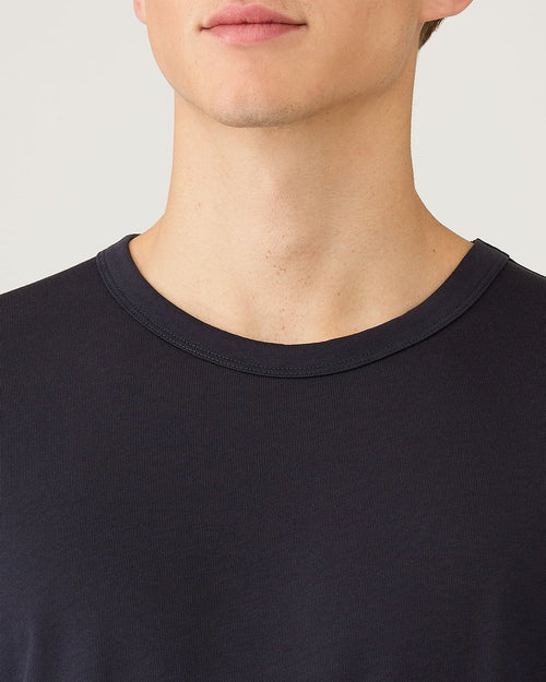 LONG SLEEVE HEAVY WEIGHT T-SHIRT / NAVY