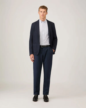 OXFORD STRIPE SHIRT / WHITE NAVY OXFORD STRIPE