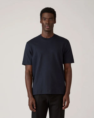 RELAXED FIT HEAVYWEIGHT T-SHIRT / NAVY