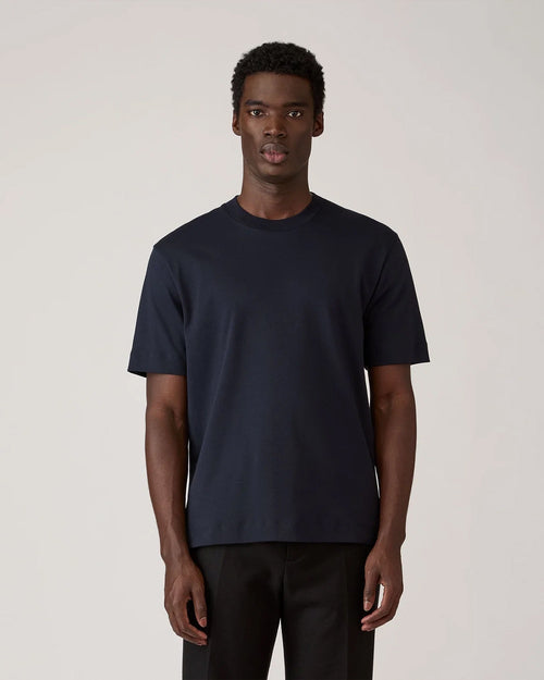 RELAXED FIT HEAVYWEIGHT T-SHIRT / NAVY