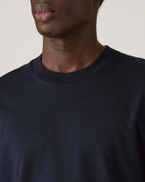 RELAXED FIT HEAVYWEIGHT T-SHIRT / NAVY
