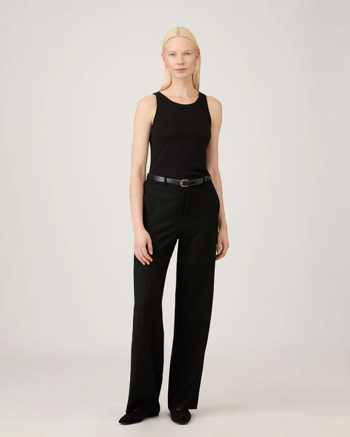RIB VEST / BLACK