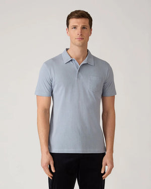 RIVIERA POLO SHIRT / POWDER BLUE
