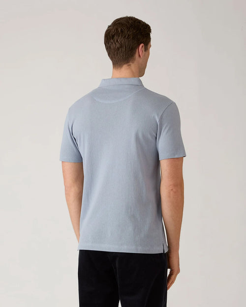 RIVIERA POLO SHIRT / POWDER BLUE