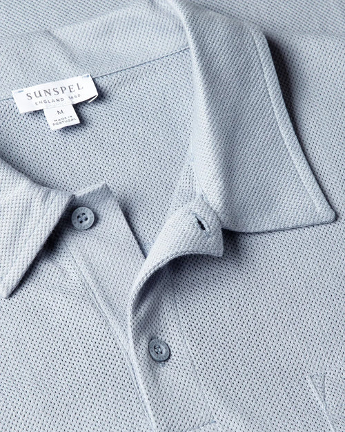 RIVIERA POLO SHIRT / POWDER BLUE