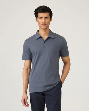 RIVIERA POLO SHIRT / BLUE SLATE