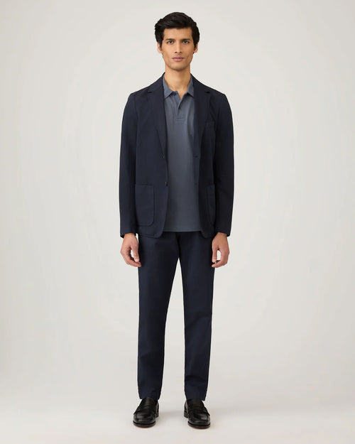 RIVIERA POLO SHIRT / BLUE SLATE