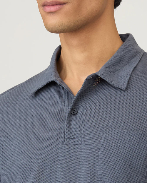 RIVIERA POLO SHIRT / BLUE SLATE