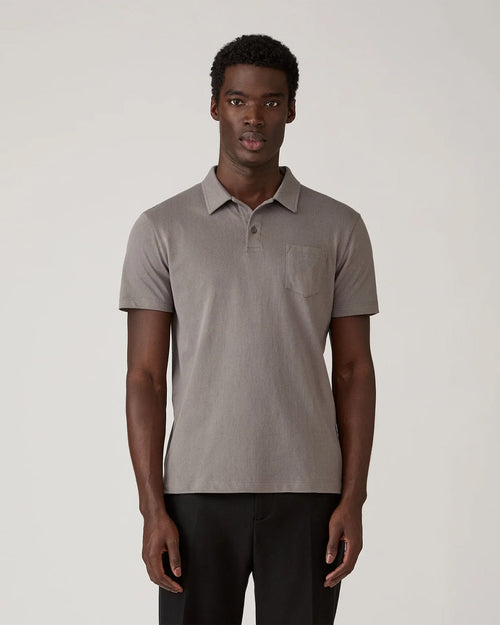 RIVIERA POLO SHIRT / SMOKE