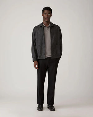 RIVIERA POLO SHIRT / SMOKE