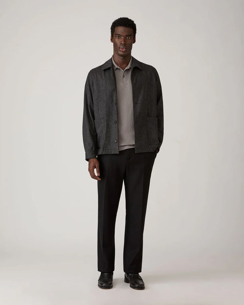 RIVIERA POLO SHIRT / SMOKE