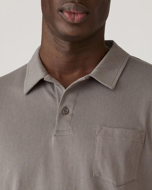 RIVIERA POLO SHIRT / SMOKE