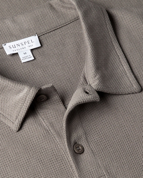 RIVIERA POLO SHIRT / SMOKE