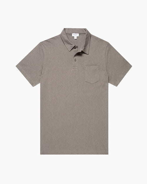 RIVIERA POLO SHIRT / SMOKE