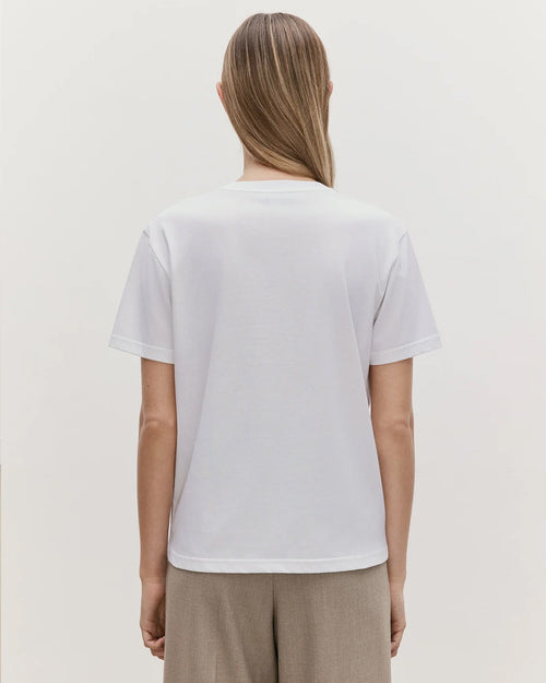 BOY-FIT CREW NECK T-SHIRT / WHITE