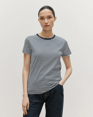 S/S CLASSIC T-SHIRT / WHITE NAVY