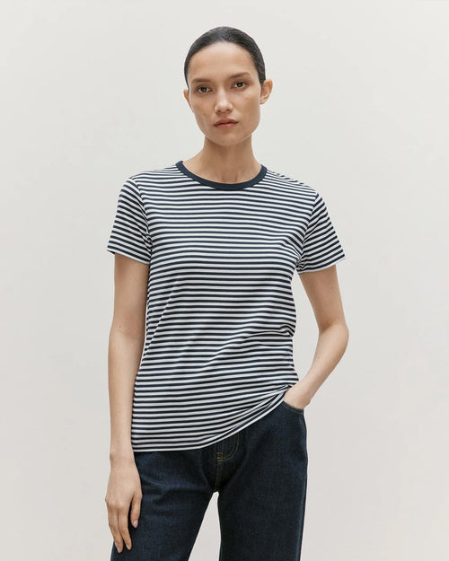 S/S CLASSIC T-SHIRT / WHITE NAVY
