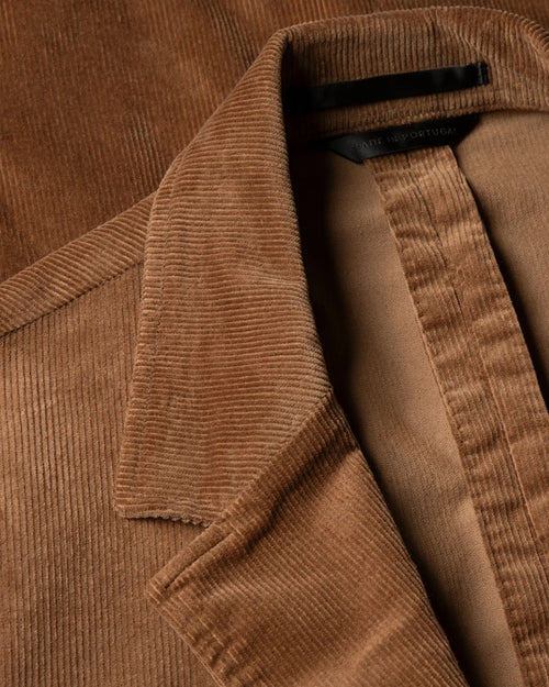 CORDUROY BLAZER / DARK BEIGE