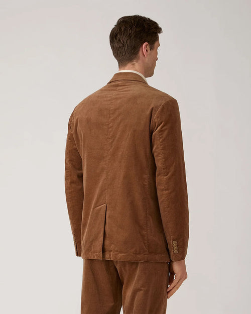 CORDUROY BLAZER / DARK BEIGE