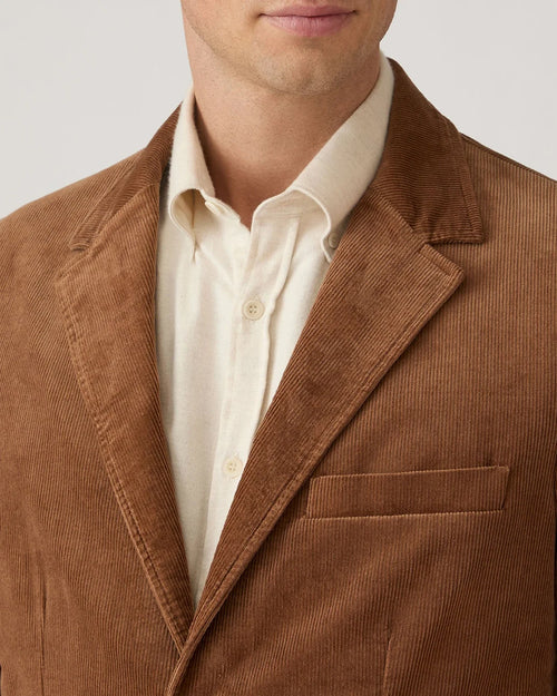 CORDUROY BLAZER / DARK BEIGE