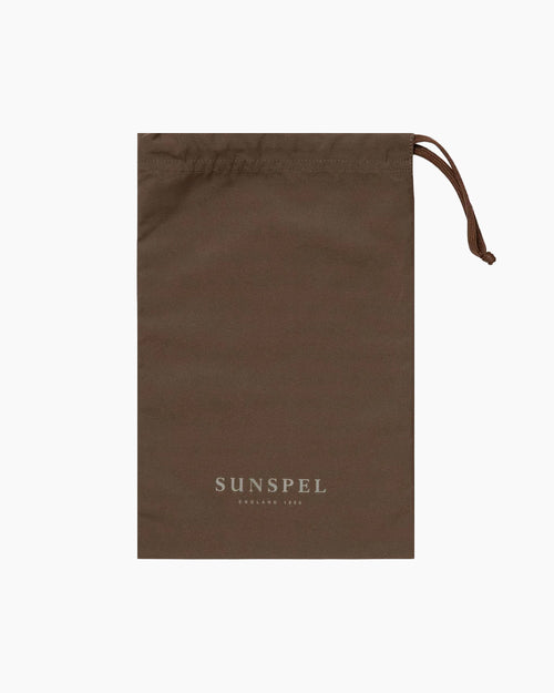 DRAWSTRING SWIM SHORTS / DARK WALNUT