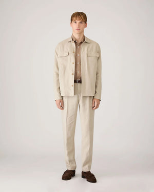 LINEN SHIRT / WALNUT