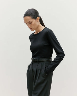 LONG SLEEVE CLASSIC T-SHIRT / BLACK