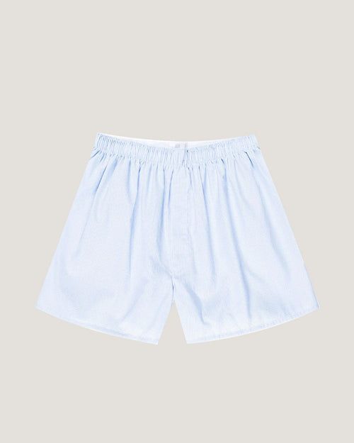 CLASSIC BOXER SHORT / LIGHT BLUE MICRO GINGHAM