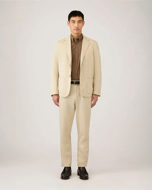BUTTON DOWN SOFT POPLIN SHIRT / DARK CEDAR