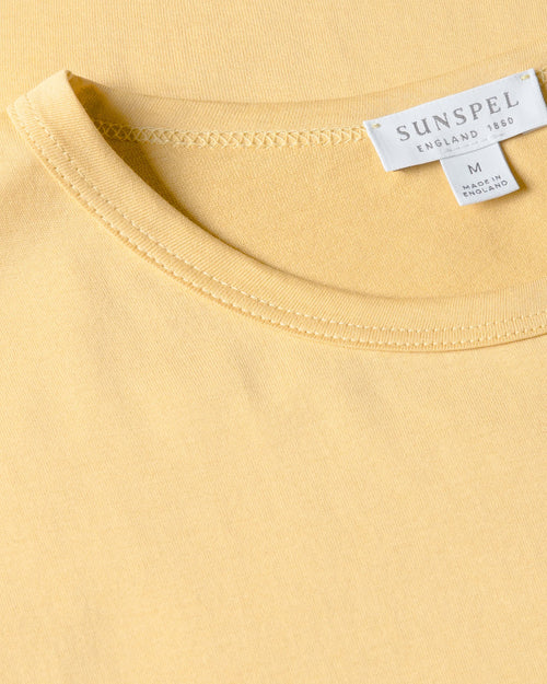 CLASSIC CREW NECK T-SHIRT / DUSTY YELLOW