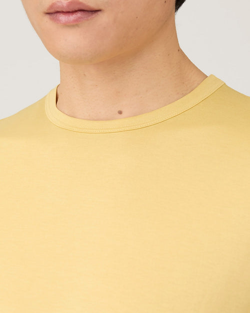 CLASSIC CREW NECK T-SHIRT / DUSTY YELLOW