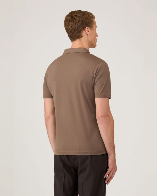 CLASSIC JERSEY POLO SHIRT / BARK