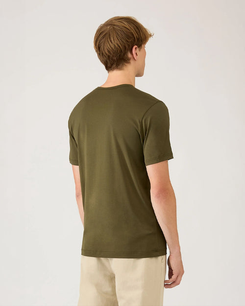 CLASSIC CREW NECK T SHIRT / DEEP OLIVE