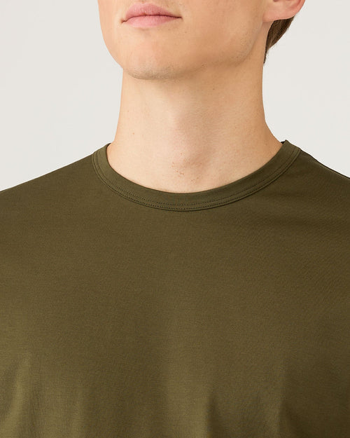 CLASSIC CREW NECK T SHIRT / DEEP OLIVE
