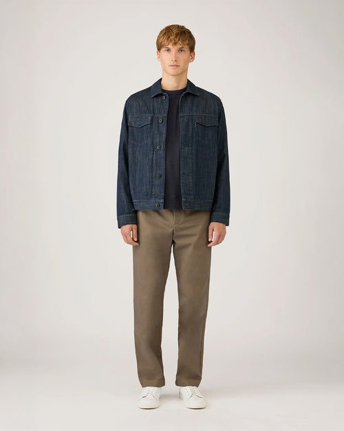LONG SLEEVE CELLULOCK CREW NECK / NAVY