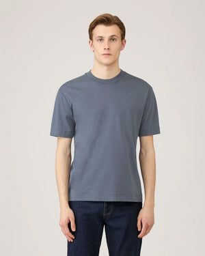 RELAXED FIT HEAVYWEIGHT T‑SHIRT/ SLATE BLUE