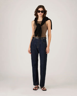 RIB VEST / DARK CEDAR