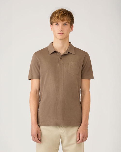 RIVIERA POLO SHIRT / DARK CEDAR