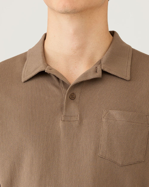 RIVIERA POLO SHIRT / DARK CEDAR